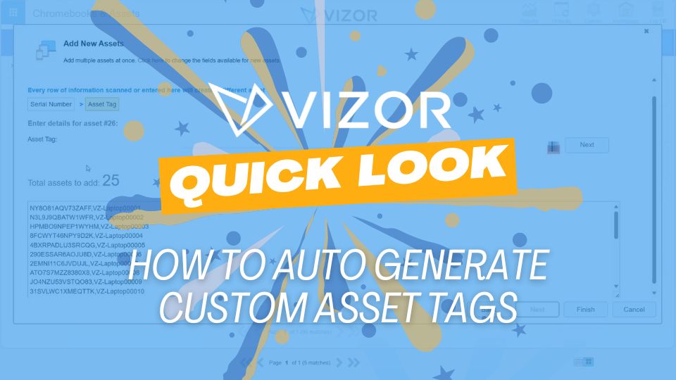 How to auto generate custom asset tags thumbnail