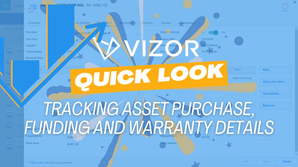Tracking IT asset purchase, funding and warranty details thumbnail